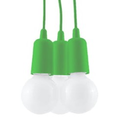 SOLLUX PENDANT LAMP DIEGO 3 GREEN E27 3x60W IP20 SL.0582
