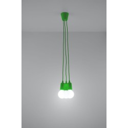 SOLLUX PENDANT LAMP DIEGO 3 GREEN E27 3x60W IP20 SL.0582