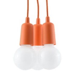 SOLLUX PENDANT LAMP DIEGO 3 ORANGE E27 3x60W IP20 SL.0585