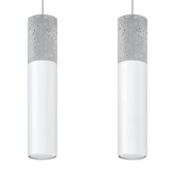 SOLLUX BORGIO 2 HANGING LAMP WHITE GU10 2X40W IP20 SL.0648