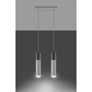 SOLLUX BORGIO 2 HANGING LAMP WHITE GU10 2X40W IP20 SL.0648