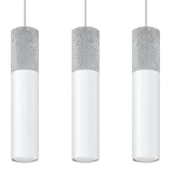 SOLLUX BORGIO 3 HANGING LAMP WHITE GU10 3X40W IP20 SL.0649