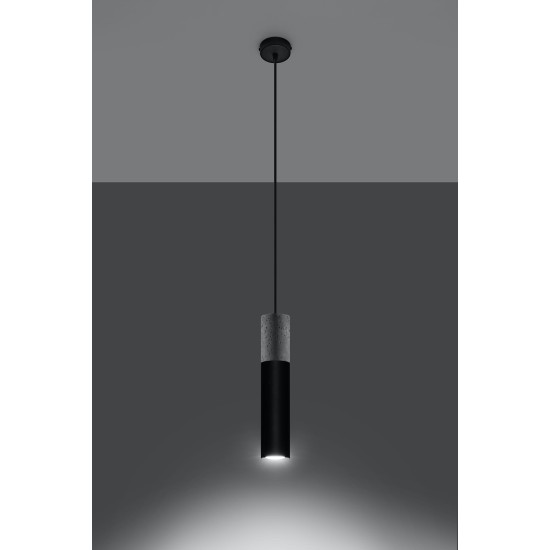 SOLLUX PENDANT BLACK BORGIO SL.0650