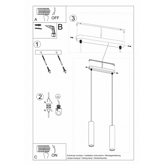 SOLLUX CANDELABRU LUVO 2 SL.0654