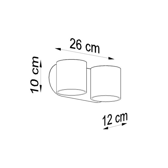 SOLLUX ROUND WALL LAMP ORBIS 2 SL.0659