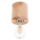 SOLLUX ROUND CEILING LIGHT SALGADO PEACH PUFF SL.0672 NATURAL WOOD