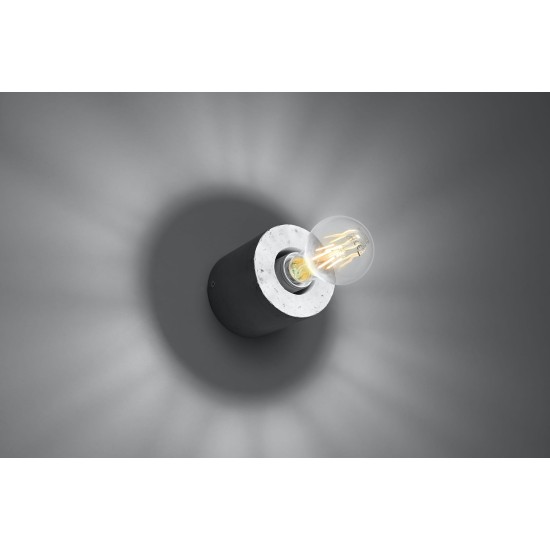SOLLUX ROUND WALL LAMP SALGADO INDIGO SL.0679 GREY
