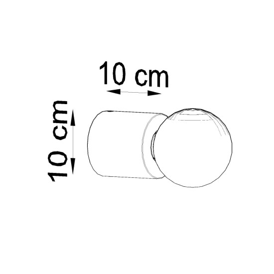 SOLLUX ROUND WALL LAMP SALGADO SL.0673