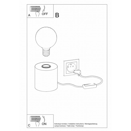 SOLLUX TABLЕ LAMP SALGADO SL.0680