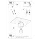 SOLLUX CEILING LIGHT ARIZ PEACH PUFF SL.0675