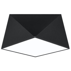 SOLLUX ПЛАФОН HEXA 25 ЧЕРЕН E27 1x60W IP20 SL.0687