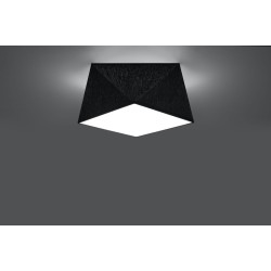 SOLLUX ПЛАФОН HEXA 25 ЧЕРЕН E27 1x60W IP20 SL.0687