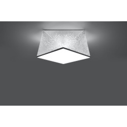 SOLLUX ПЛАФОН HEXA 25 СРЕБРО E27 1x60W IP20 SL.0688