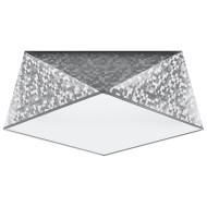 SOLLUX CEILING LIGHT HEXA 35 SILVER E27 2x60W IP20 SL.0691