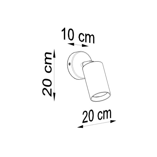 SOLLUX WALLLAMP SPOT BERG SL.0701