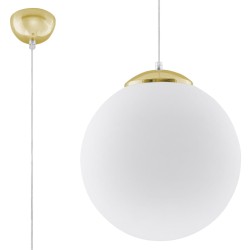 SOLLUX ПЕНДЕЛ  UGO 30 БЯЛ E27 1x60W IP20 SL.0716