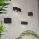 SOLLUX WALL LAMP LEO BLACK SL.0872