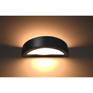 SOLLUX WALL LAMP ATENA BLACK SL.0874