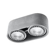 SOLLUX CEILING SPOT BASIC 2 PERSIAN INDIGO GREY SL.0882 2xGU10X10W