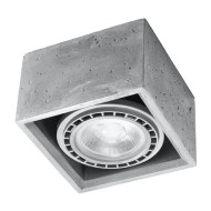 SOLLUX CEILING SPOT QUATRO 1 PERSIAN INDIGO GREY 10W SL.0883