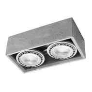 SOLLUX CEILING SPOT QUATRO 2 PERSIAN INDIGO SL.0884 GREY 2xGU10X10W