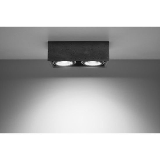 SOLLUX SPOT DE TAVAN QUATRO 2 PERSIAN INDIGO SL.0884 GRI 2xGU10X10W