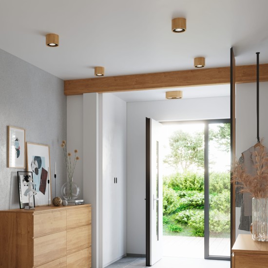 SOLLUX ROUND CEILING DOWN LIGHT SPOT PEACH PUFF SL.0913