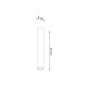 SOLLUX CEILING LIGHT, SPOT LAGOS 40 SL.1002