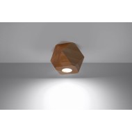 SOLLUX ROUND CEILING DOWN LIGHT SPOT WOODY 1 PEACH PUFF SL.1009