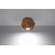 SOLLUX ROUND CEILING DOWN LIGHT SPOT WOODY 1 PEACH PUFF SL.1009