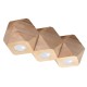 SOLLUX ROUND CEILING DOWN LIGHT SPOT WOODY 3 PEACH PUFF SL.1010