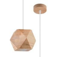 SOLLUX PENDANT WOODY PEACH PUF SL.1011