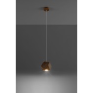 SOLLUX PENDANT WOODY PEACH PUF SL.1011