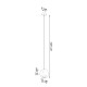 SOLLUX PENDUL WOODY PEACH PUF SL.1011
