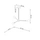 SOLLUX CANDELABRU LANGO 3 NEGRU E27 3x60W IP20 SL.1021