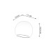 SOLLUX WALL LAMP GLOBE WHITE SL.1026