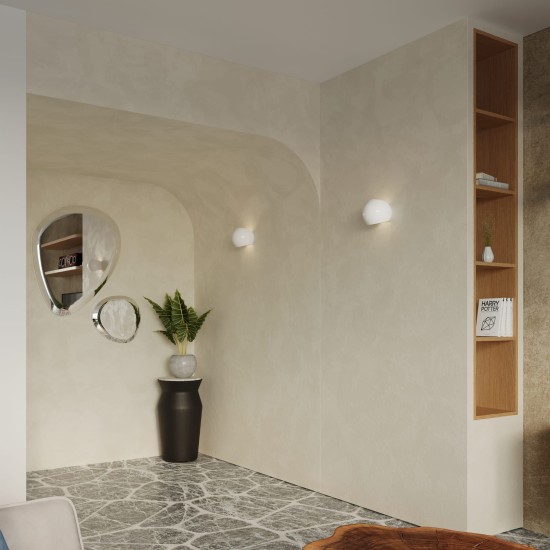 SOLLUX WALL LAMP GLOBE WHITE SL.1026