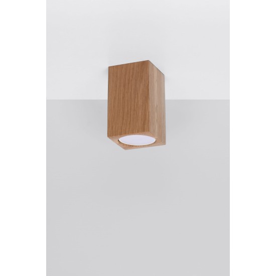 SOLLUX SQUARE CEILING SPOT KEKE 10 OAK SL.1040