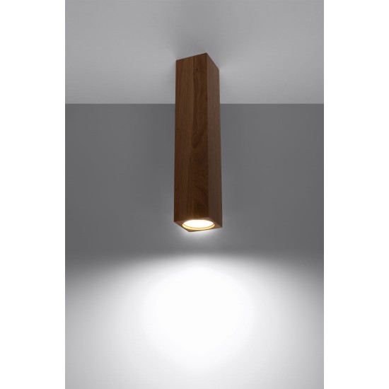 SOLLUX SQUARE CEILING SPOT KEKE 30 OAK SL.1041
