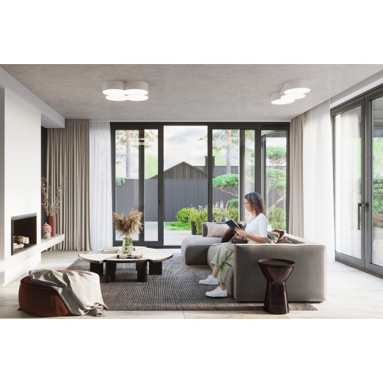 SOLLUX ПЛАФОН CIRCLE 3 A БЯЛ E27 6x60W IP20 SL.1051