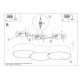 SOLLUX ПЛАФОН CIRCLE 3 A БЯЛ E27 6x60W IP20 SL.1051
