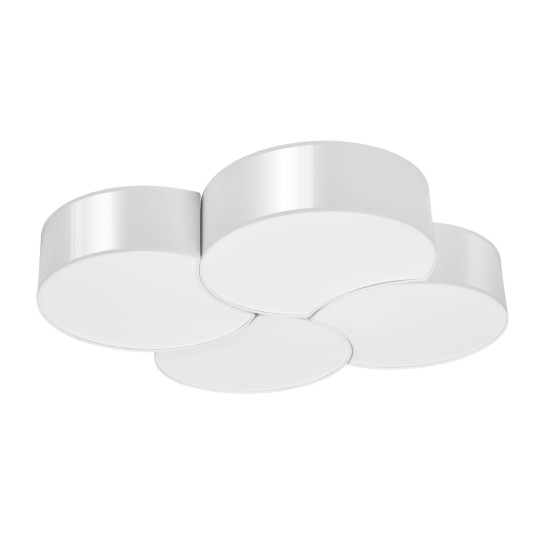 SOLLUX CEILING LIGHT CIRCLE 4 WHITE E27 4x60W IP20 SL.1053