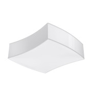 SOLLUX CEILING LIGHT SQUARE 1 WHITE E27 2x60W IP20 SL.1054