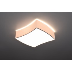 SOLLUX ПЛАФОН SQUARE 1 БЯЛ E27 2x60W IP20 SL.1054