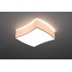 SOLLUX CEILING LIGHT SQUARE 1 WHITE E27 2x60W IP20 SL.1054