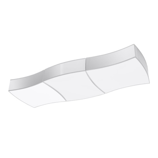SOLLUX CEILING LIGHT SQUARE 3 WHITE E27 6x60W IP20 SL.1055