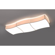 SOLLUX CEILING LIGHT SQUARE 3 WHITE E27 6x60W IP20 SL.1055