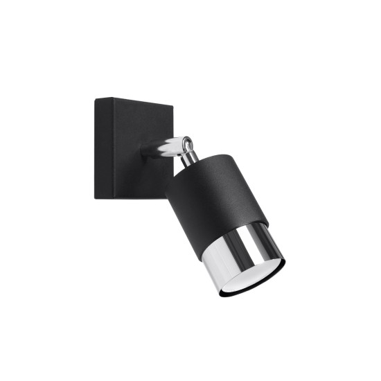 SOLLUX WALLLAMP SPOT NERO SL.1064