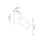 SOLLUX WALLLAMP SPOT NERO SL.1064
