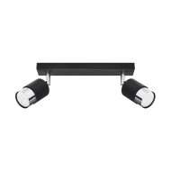 SOLLUX CEILING LAMP SPOT NERO 2 SL.1065